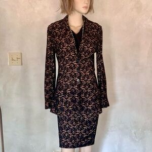 Norma Kamali OMO Lace Suit S🌟